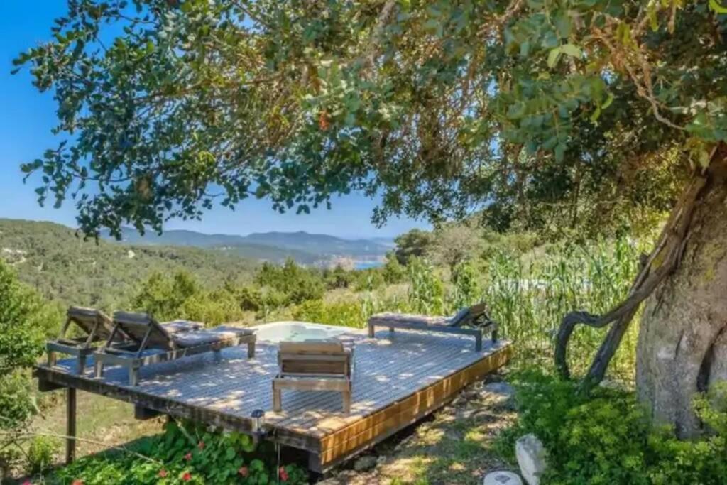 Casa Ibicenca En Cala D´hort Сasa de vacaciones San José